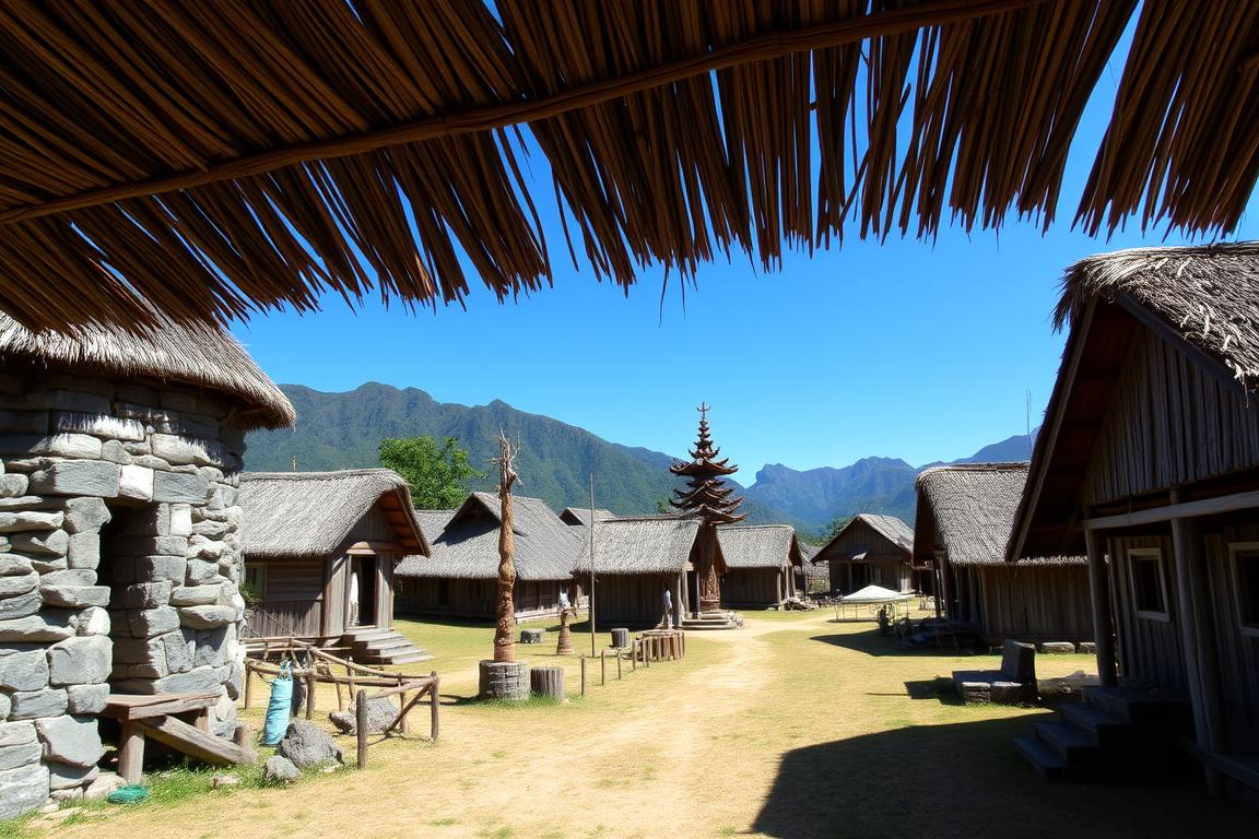 Desa tradisional Bena dalam Paket Overland Flores 5D4N