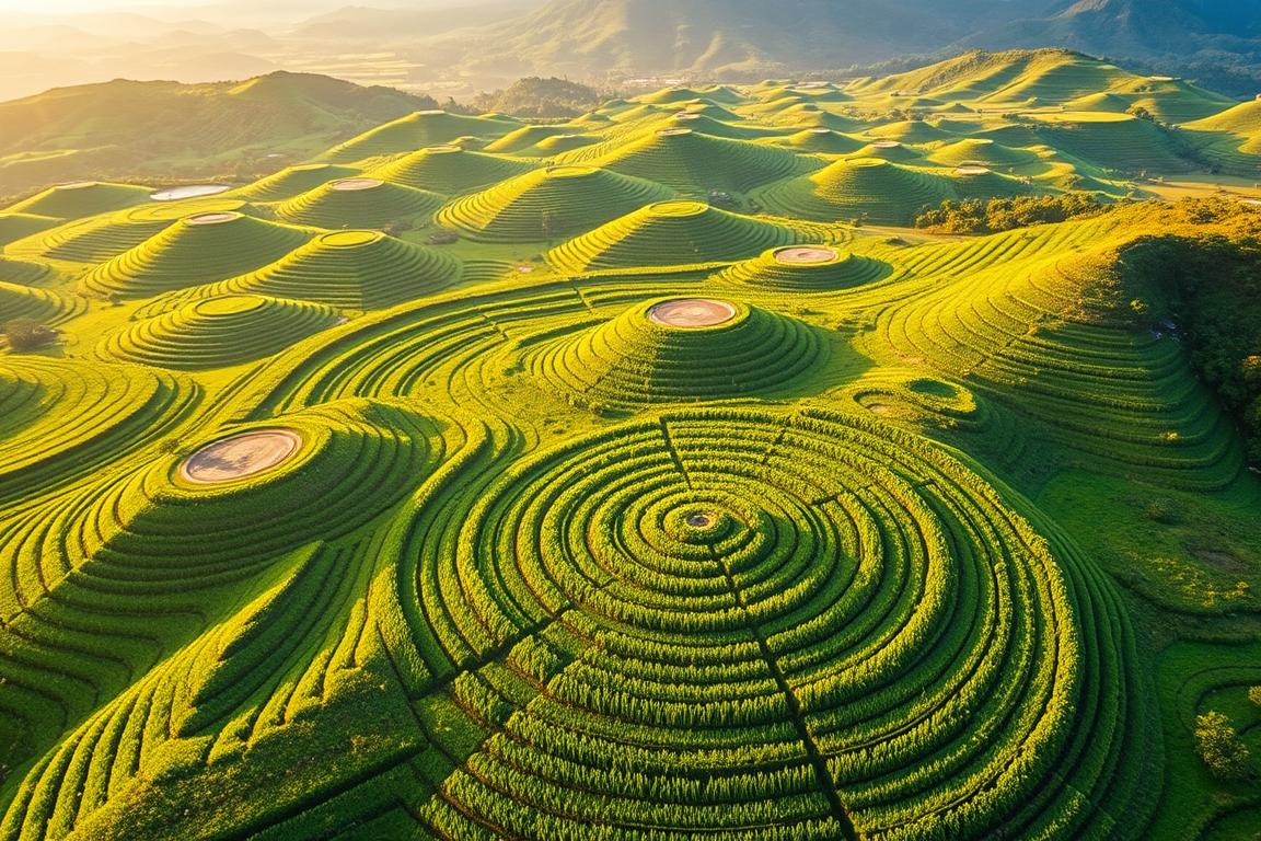 Spider Web Rice Fields di Lembor dalam Paket Overland Flores 5D4N