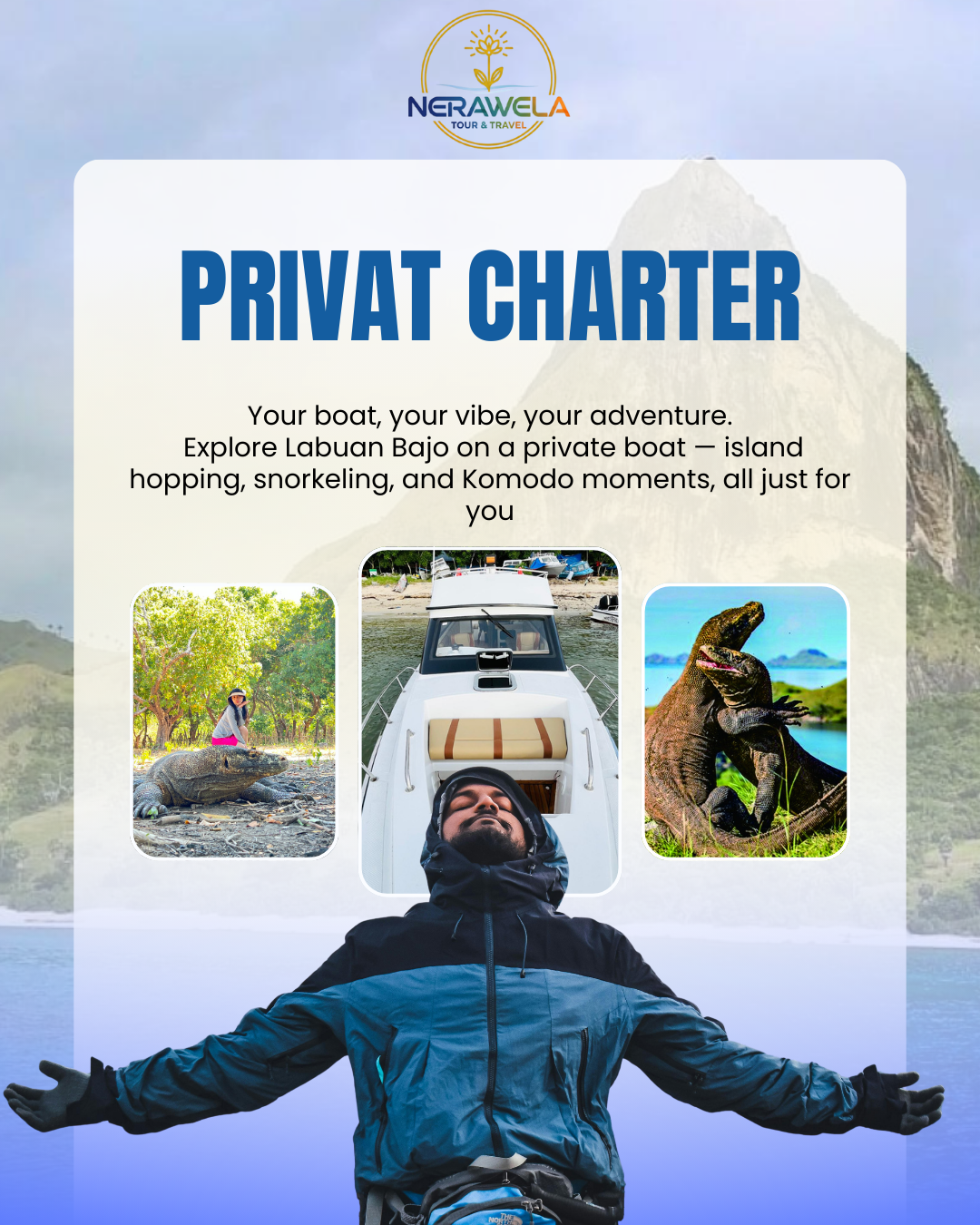 private speed boat labuan bajo