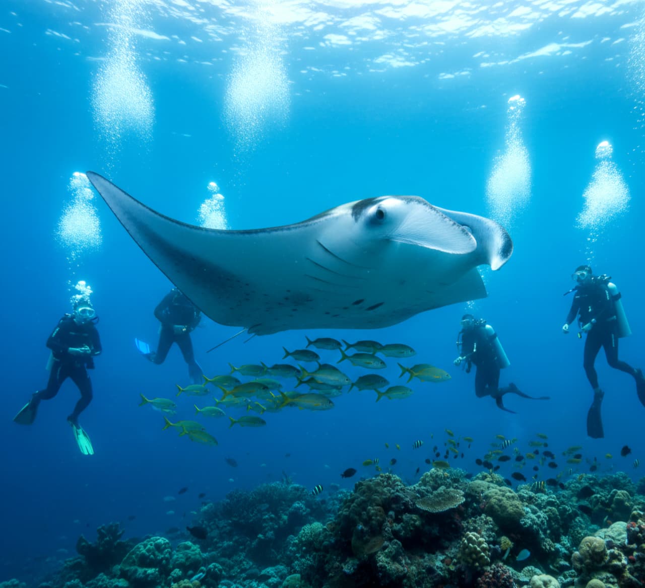 Manta Ray-one day island hopping Labuan Bajo
