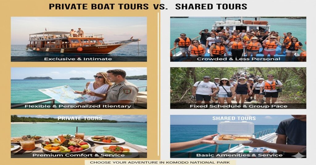 Komodo Island trip-Private Tour vs Shared Tour
